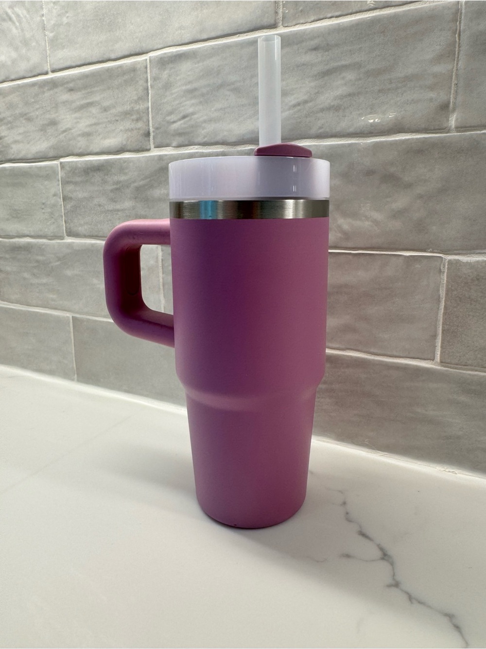 Stanley Quencher H2.0 FlowState Tumbler 14oz Orchid Purple - Used Condition - Picture 3 of 6